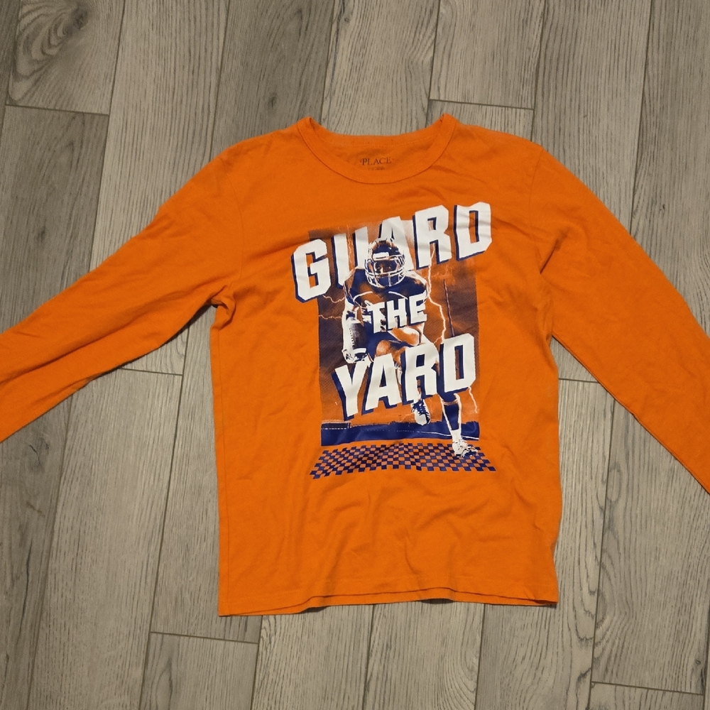 The Children's Place Bright Orange Guard the Yard Tee
